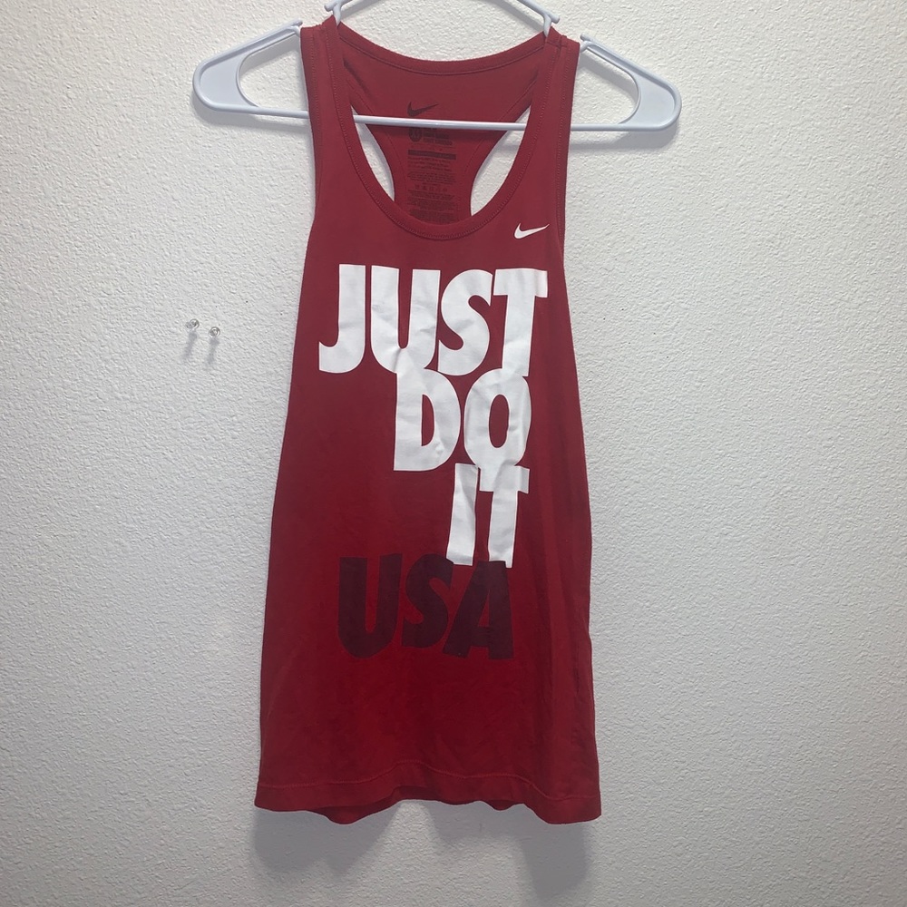 Nike fitted racer back